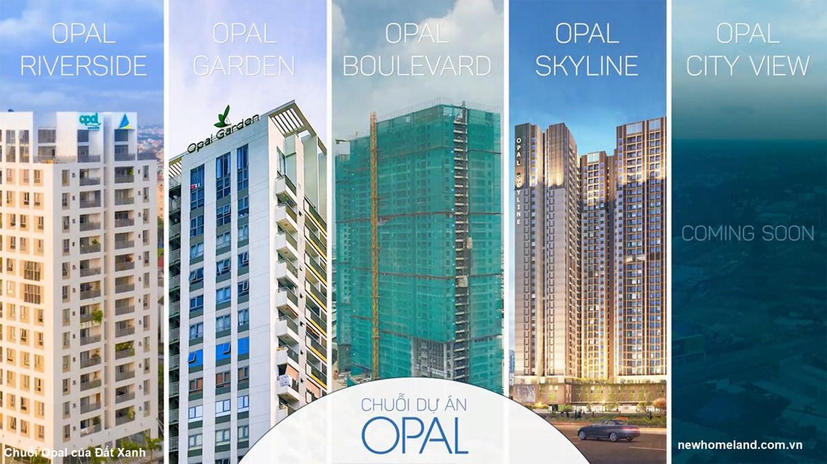 Chuỗi sản phẩm Opal của Đất Xanh