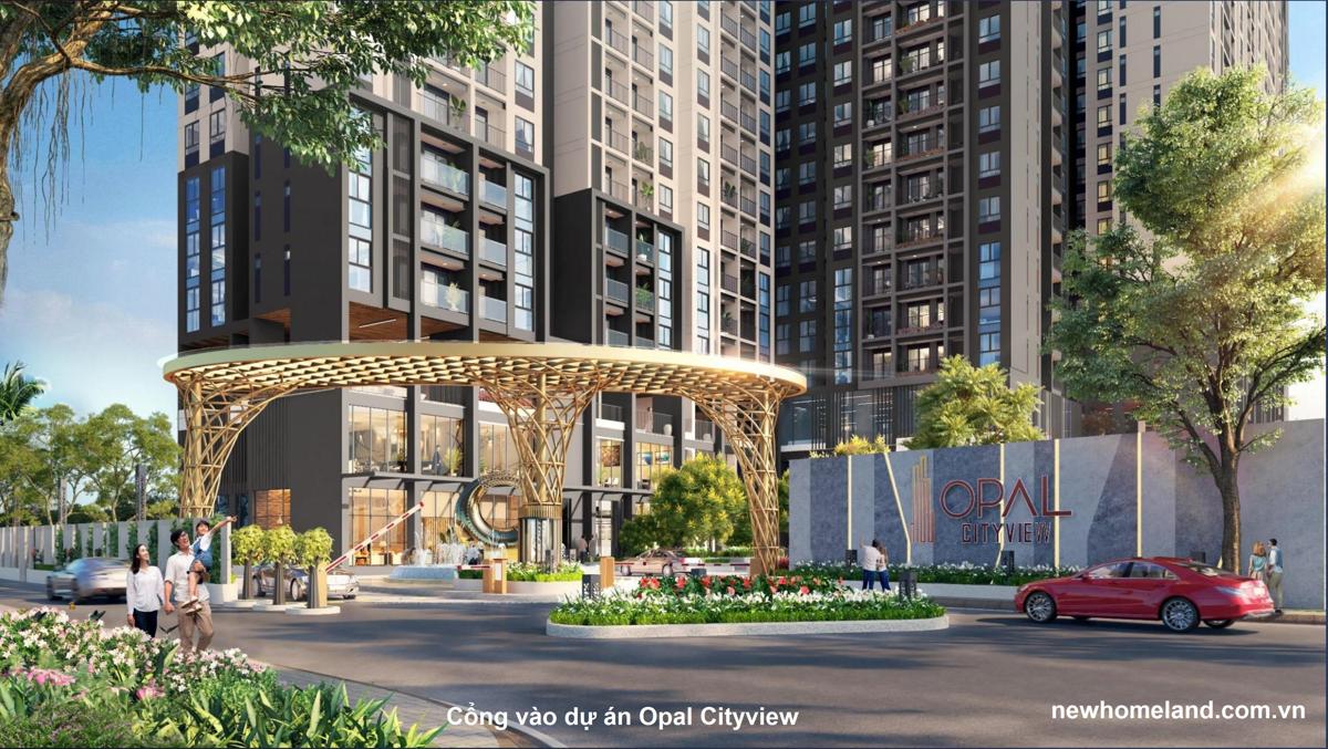 Cổng vào dự án Opal Cityview