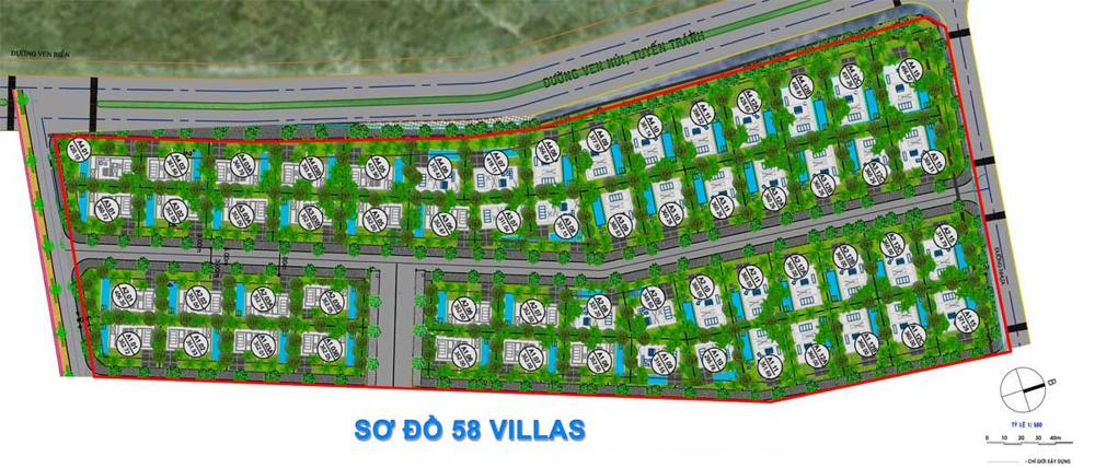 Mặt bằng thiết kế  Dự án Cross Long Hải