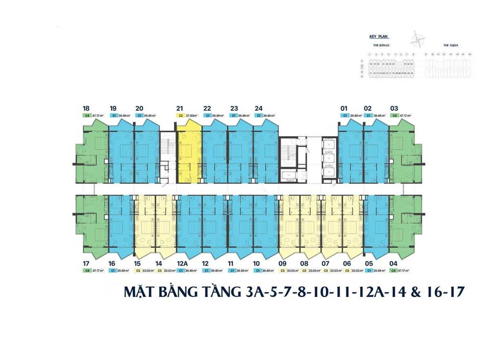 Mặt bằng thiết kế  Dự án Cross Long Hải