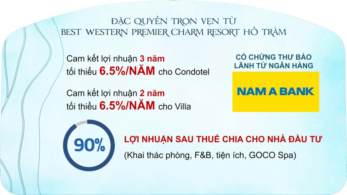 Chính sách cam kết lợi nhuận Charm Resort Hồ Tràm