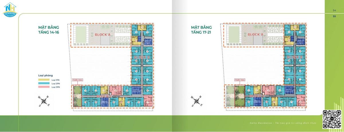 Mặt bằng dự án Salto Residence