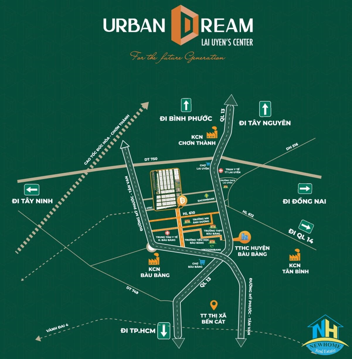 Vị trí dự án Urban Dream