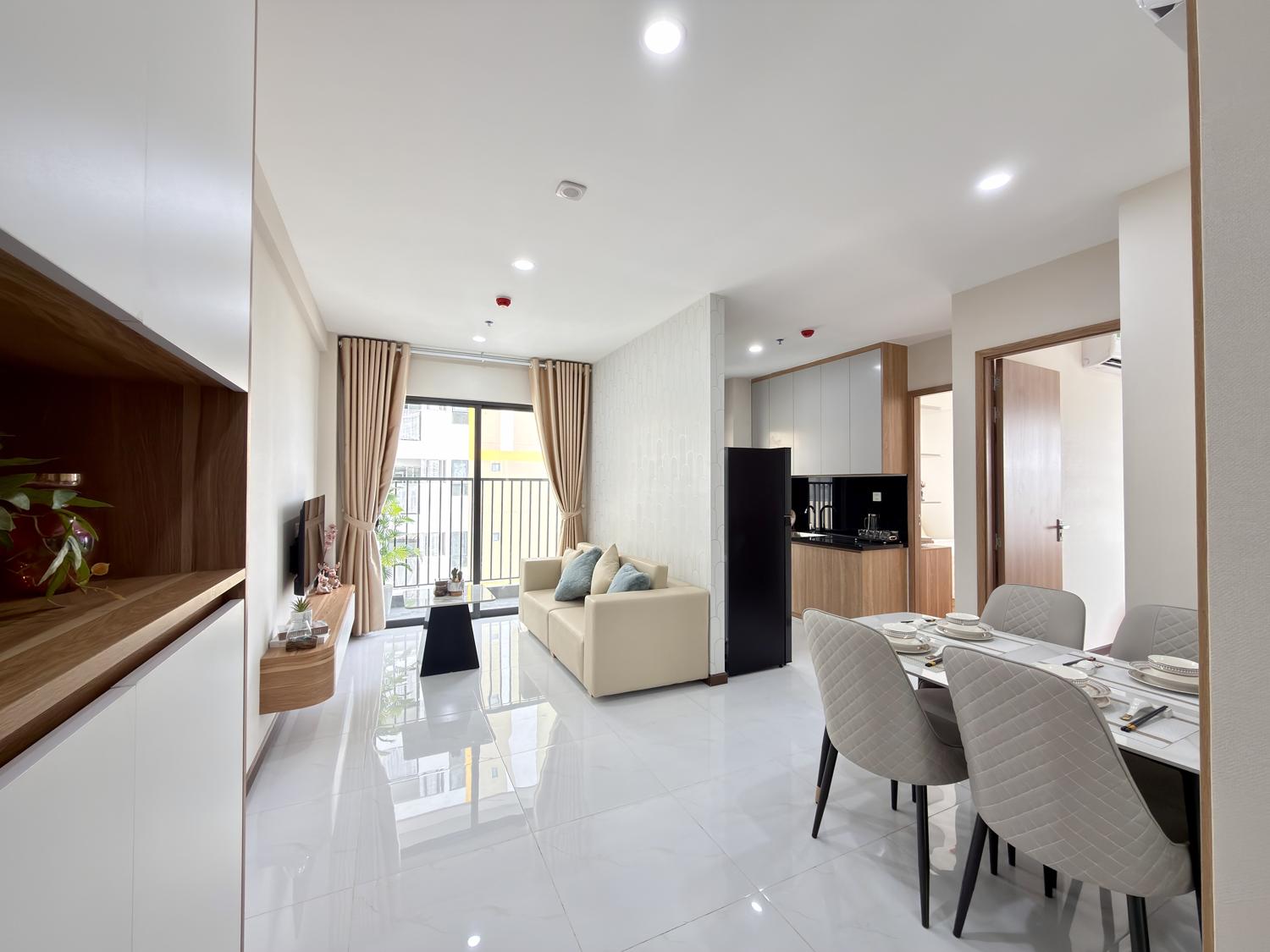 Hình ảnh bàn giao thực tế căn 2 phòng ngủ Diamond Boulevard