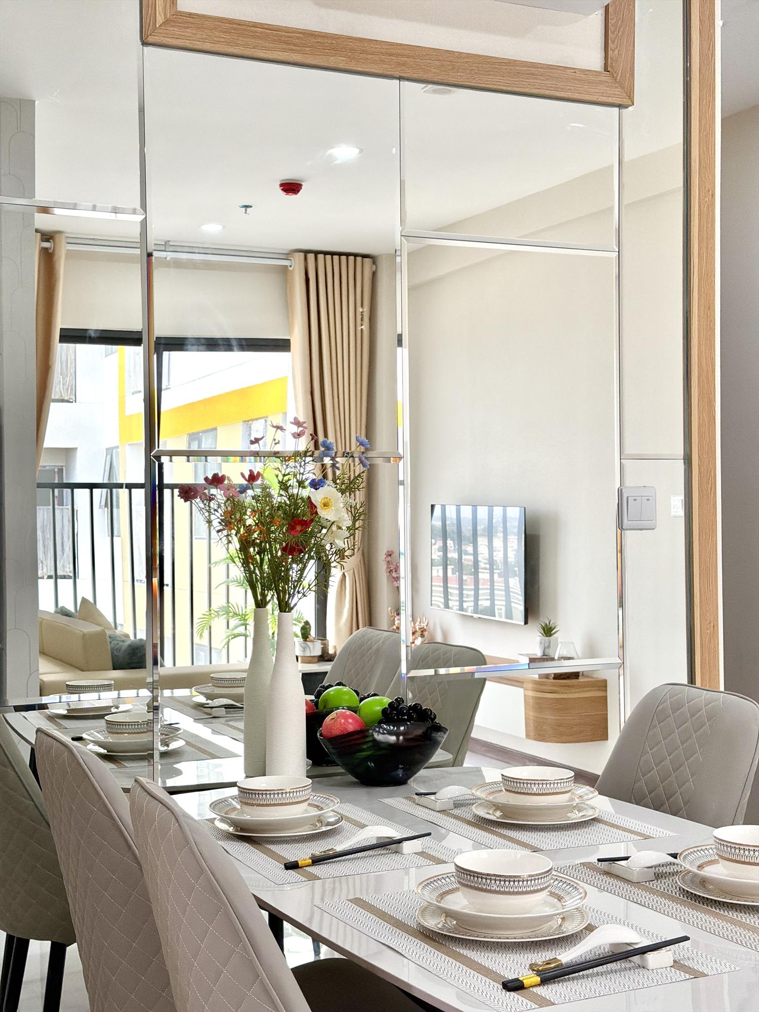 Hình ảnh bàn giao thực tế căn 2 phòng ngủ Diamond Boulevard