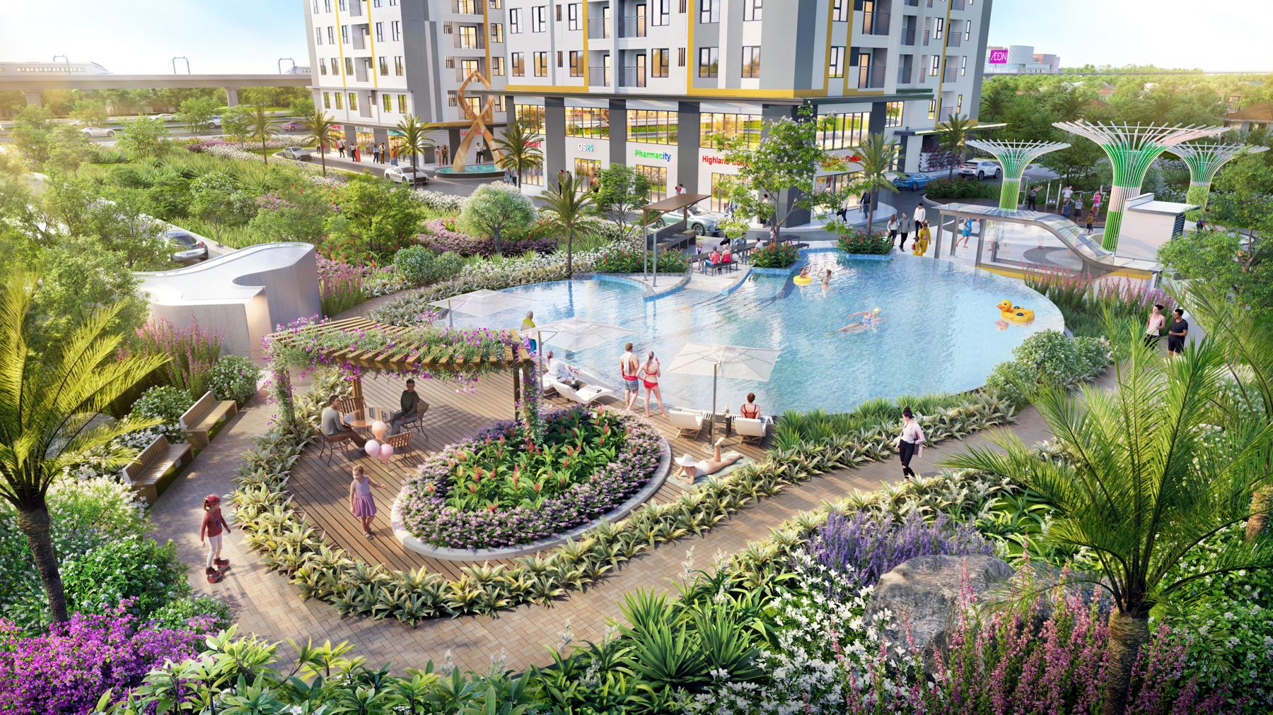 Tiện ích nội khu Diamond Boulevard