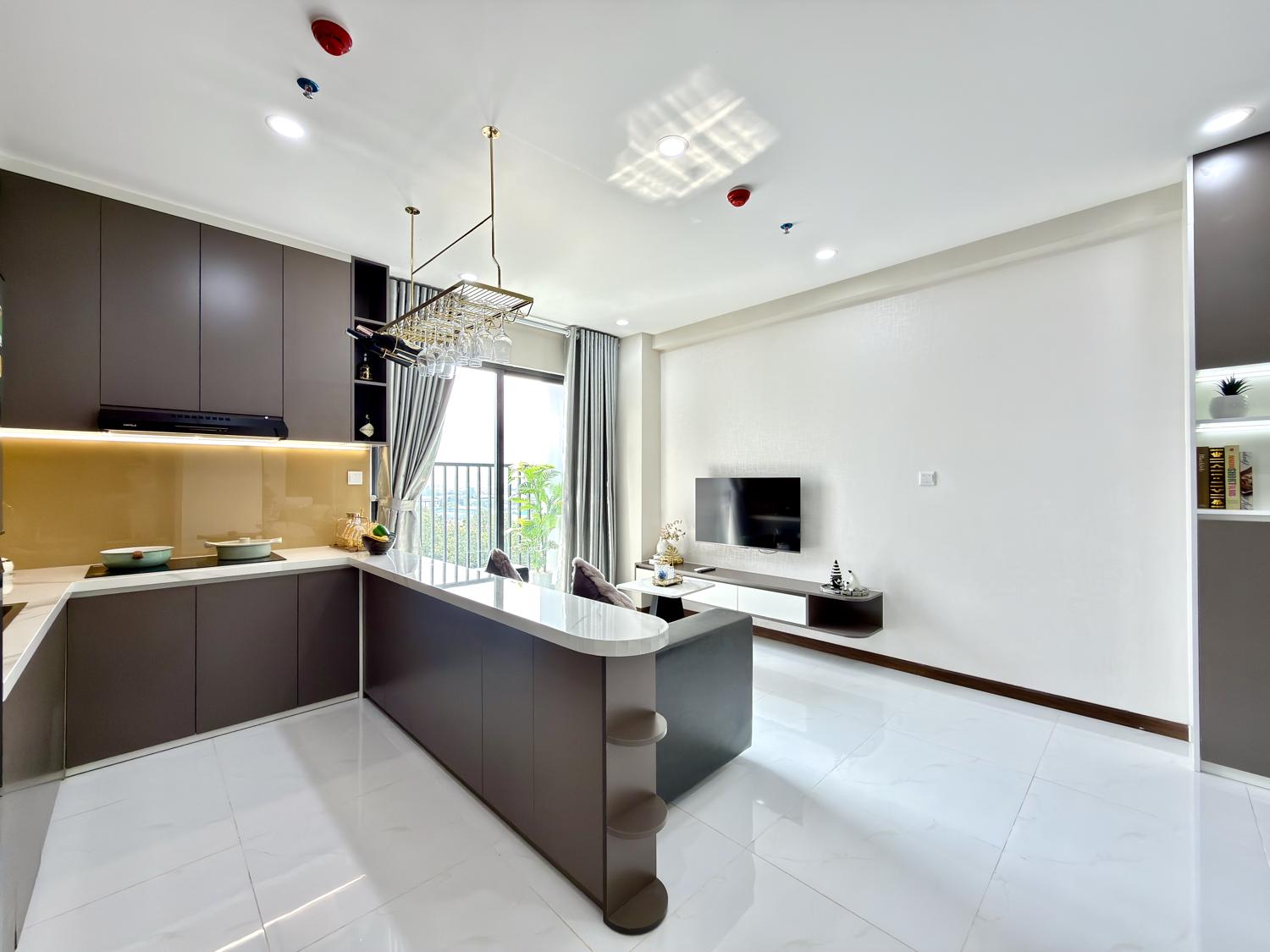 Hình ảnh bàn giao full nội thất căn hộ 3 phòng ngủ Diamond Boulevard