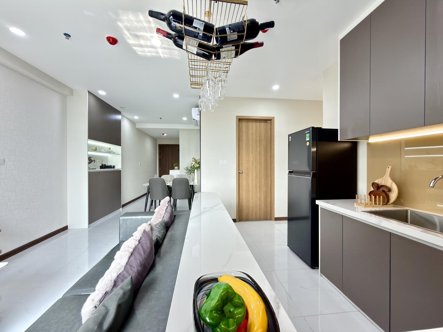 Hình ảnh bàn giao full nội thất căn hộ 3 phòng ngủ Diamond Boulevard