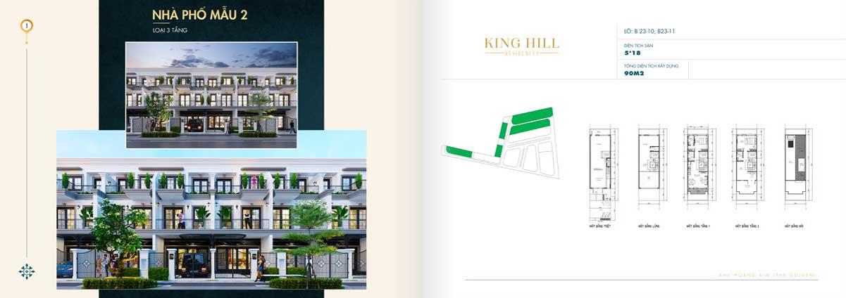 Mặt bằng dự án King Hill Residences
