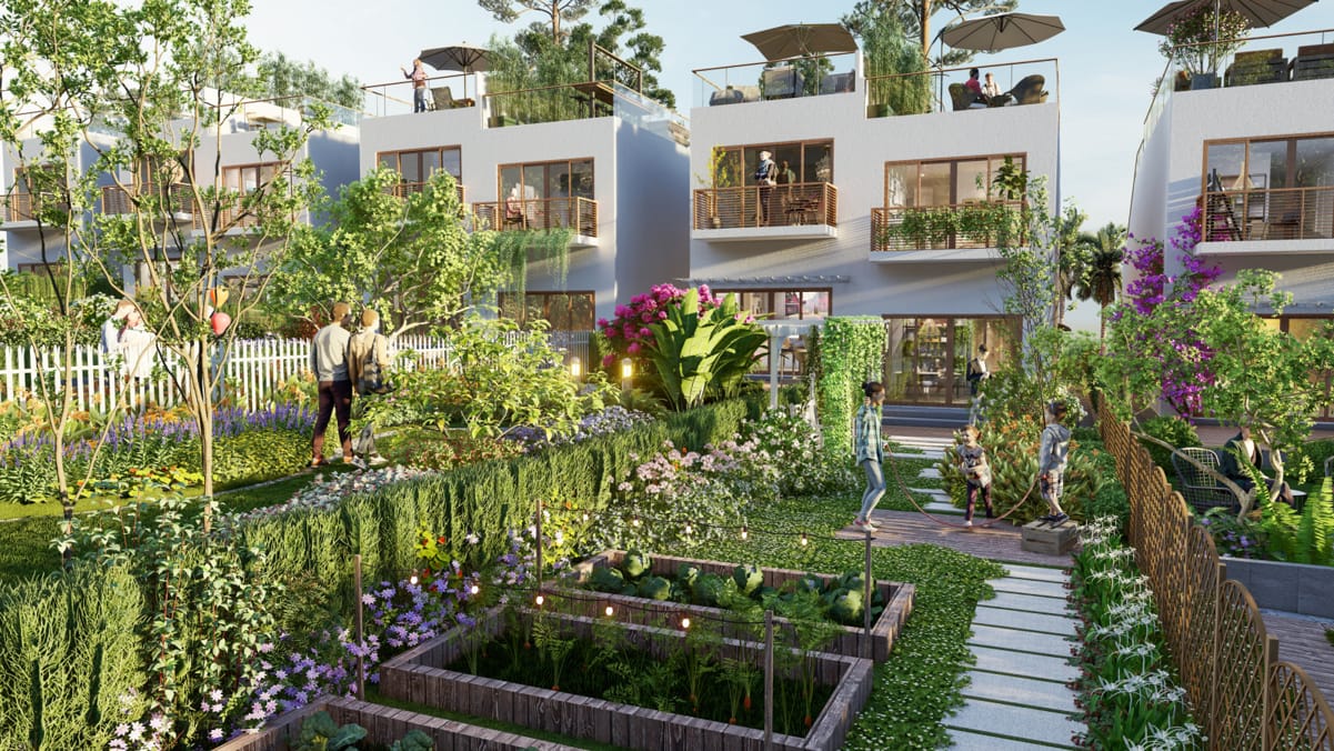 Thiết kế nhà phố & biệt thự dự án Palm Garden