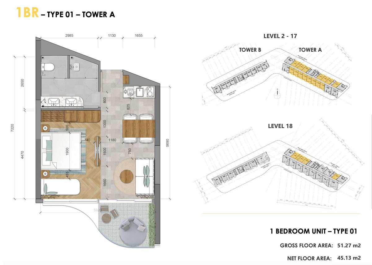 Thiết kế Condotel Ixora Hồ Tràm