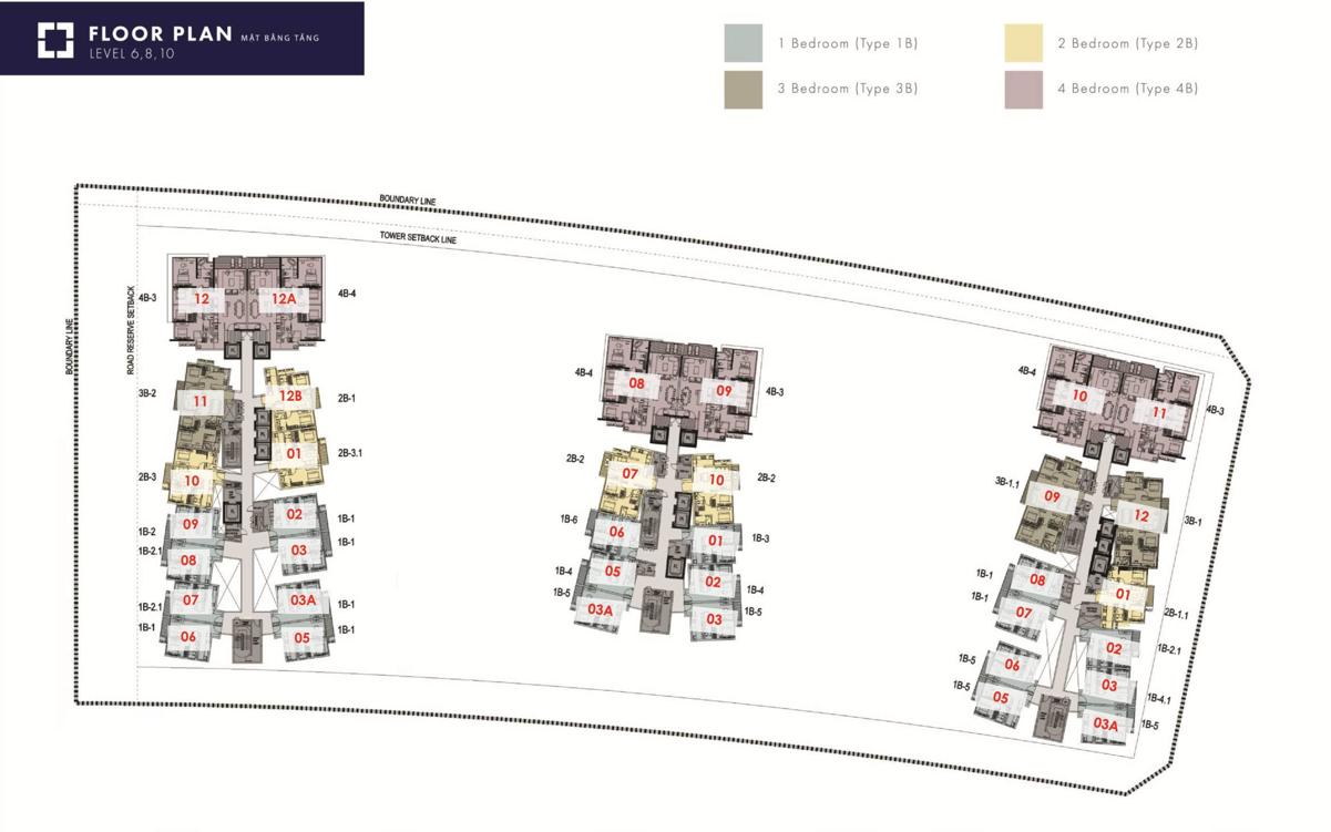 Mặt bằng dự án The Metropole Thủ Thiêm