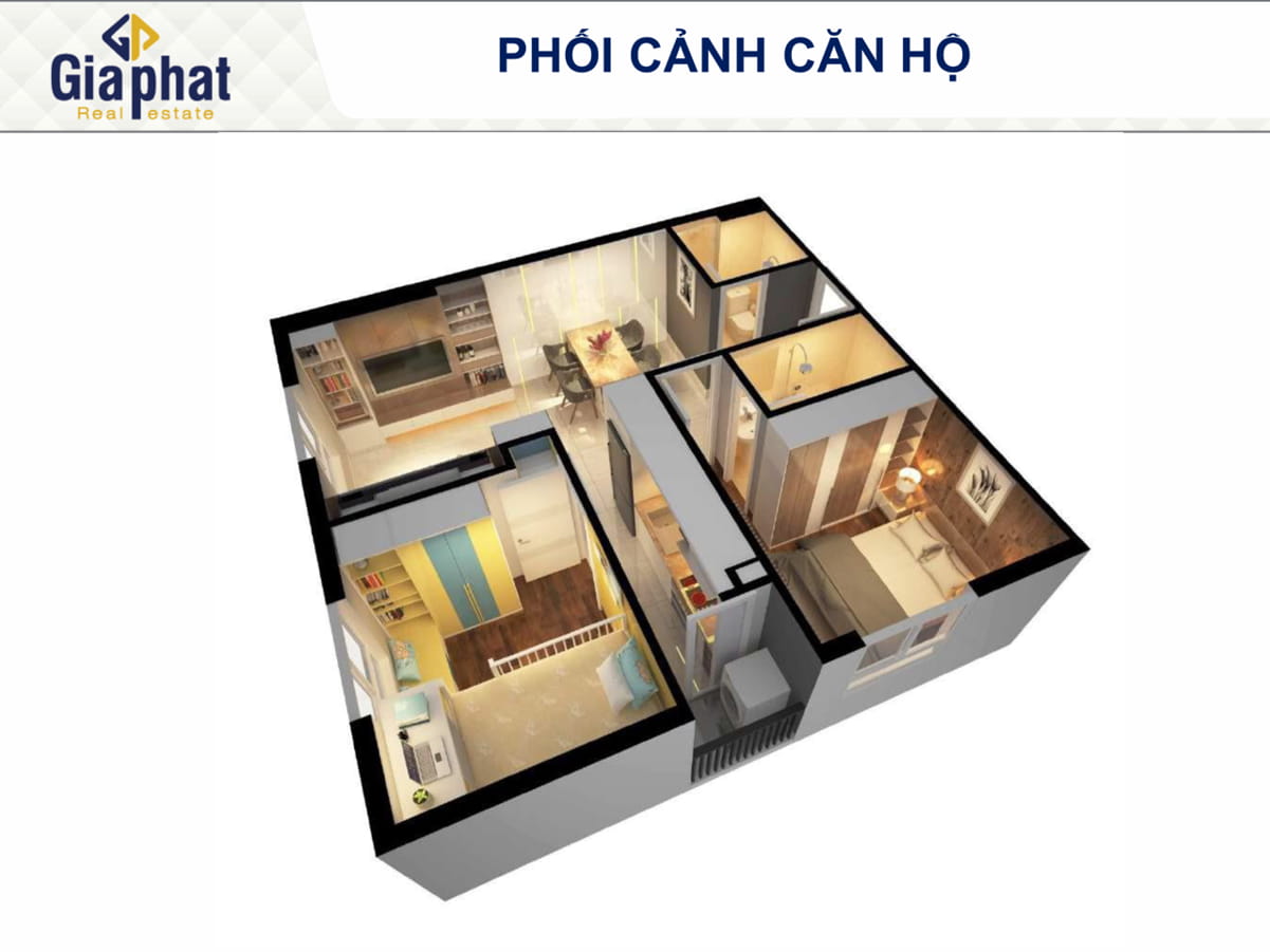 Thiết kế căn hộ dự án Đạt Gia Residence