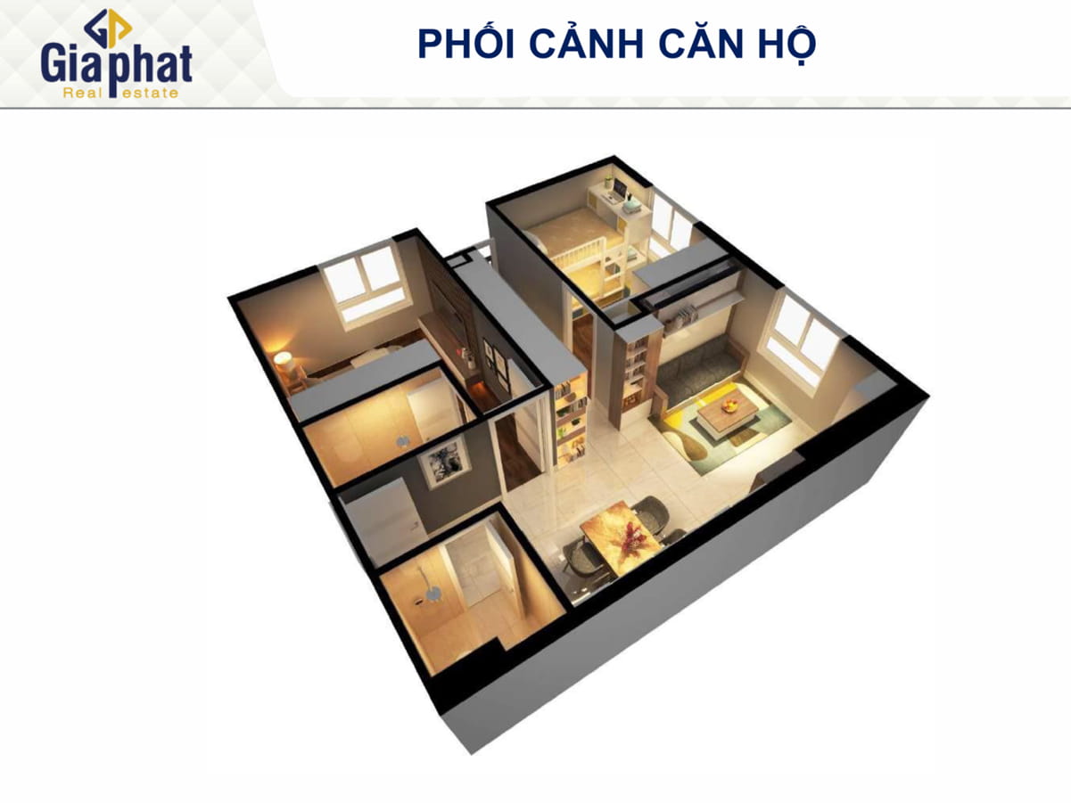 Thiết kế căn hộ dự án Đạt Gia Residence