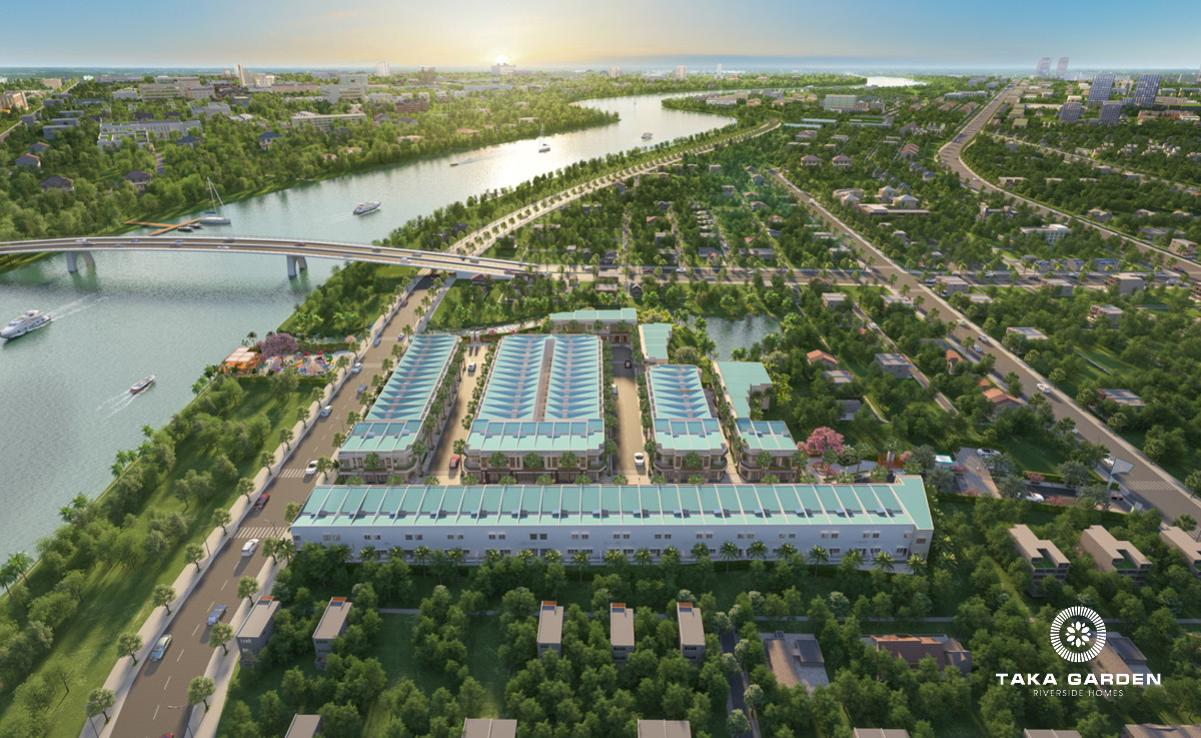 Phối cảnh dự án Taka Garden Riverside Homes