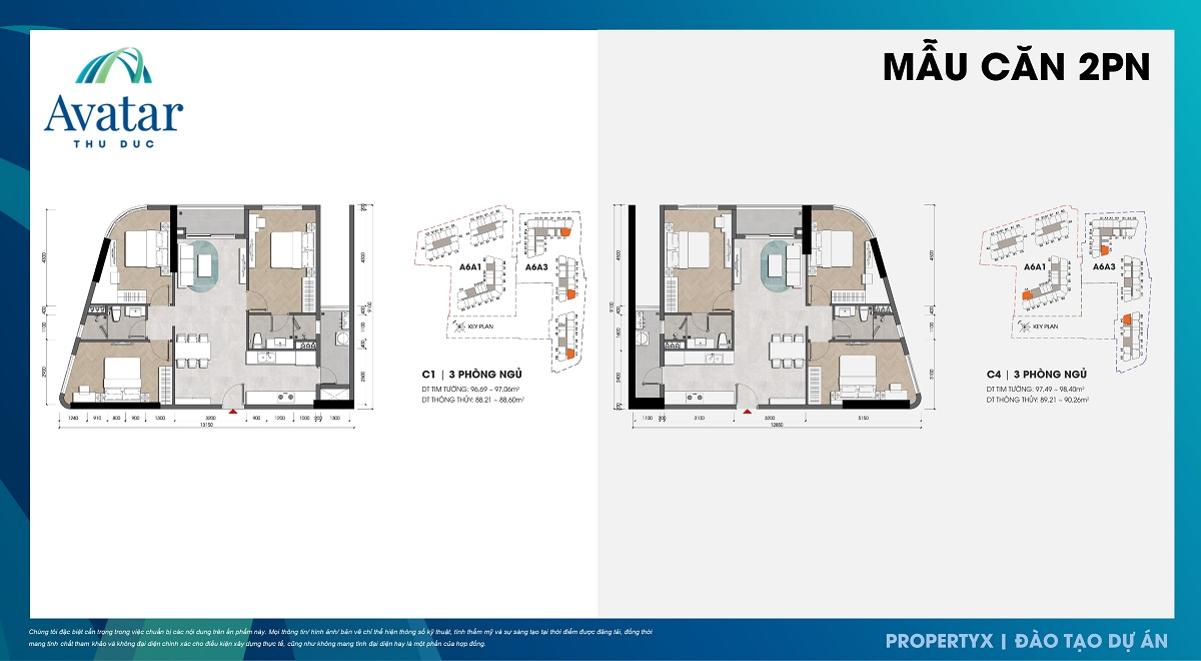 Avatar Thủ Đức Thiết kế căn hộ Avatar Thủ Đức