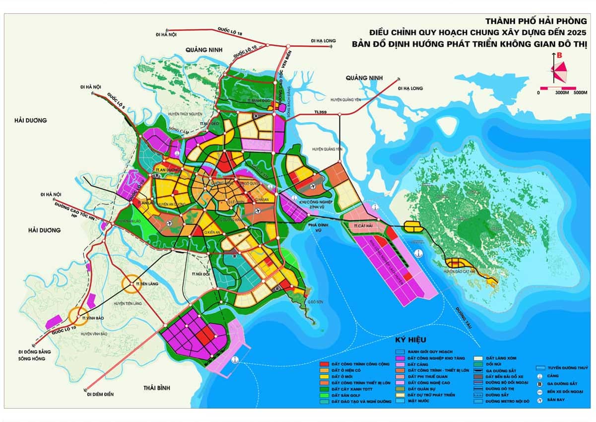 Bản đồ hành chính Thành phố Hải Phòng