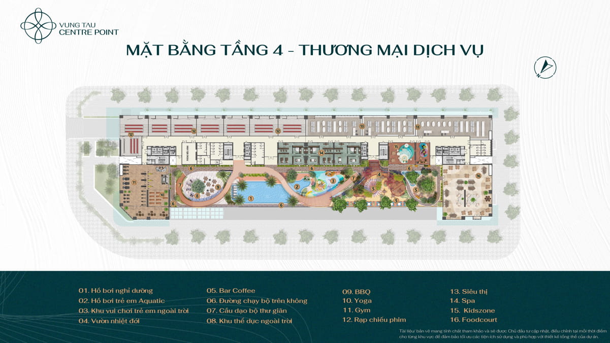 Mặt bằng dự án Vung Tau Centre Point