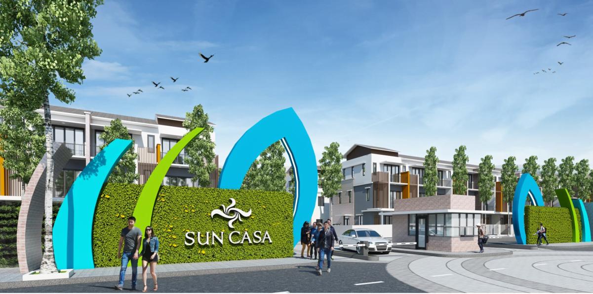 Cổng chào dự án Sun Casa Central