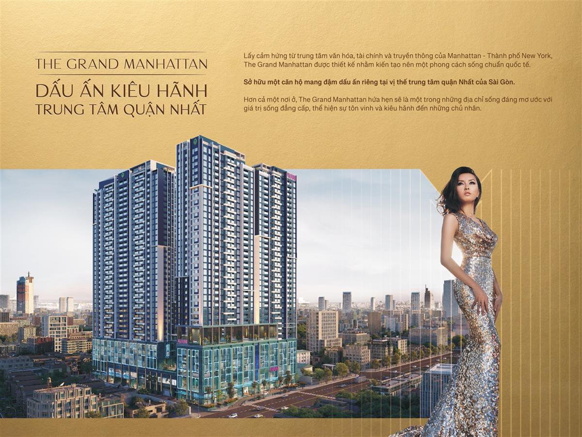 Phối cảnh dự án The Grand Manhattan Quận 1