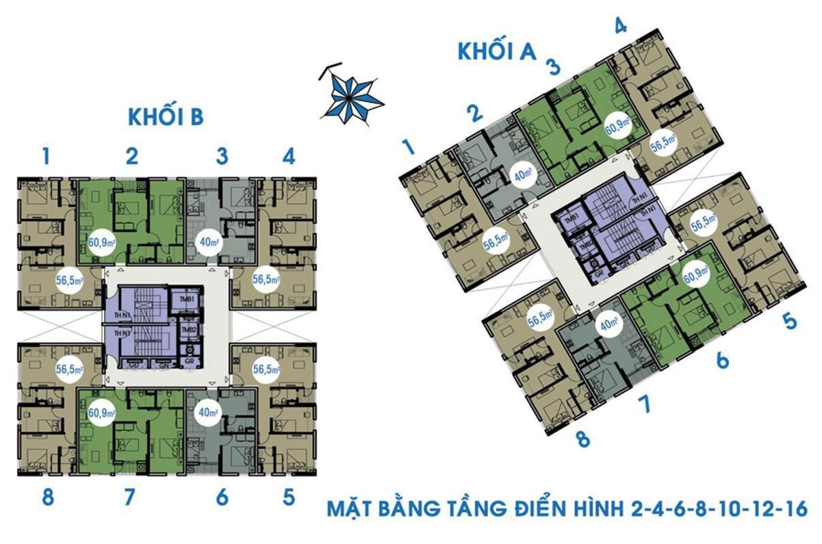 Mặt bằng dự án Thủ Thiêm Sky