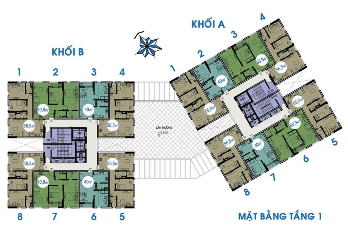 Mặt bằng dự án Thủ Thiêm Sky