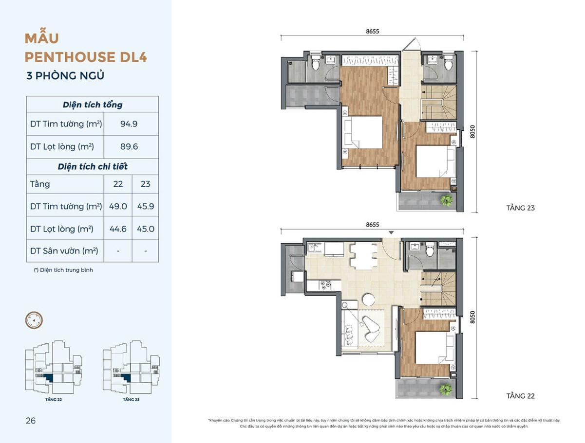 Thiết kế căn hộ dự án Precia Quận 2