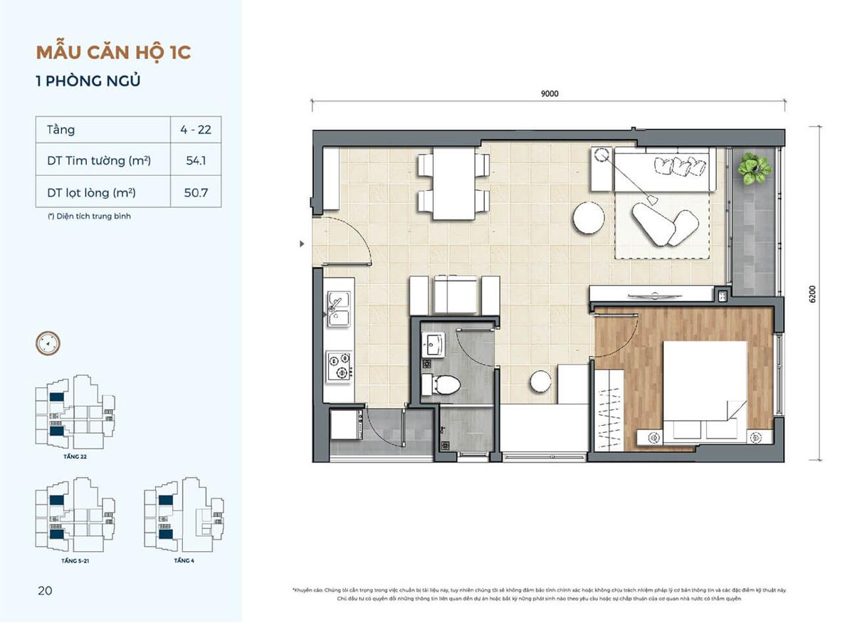 Thiết kế căn hộ dự án Precia Quận 2