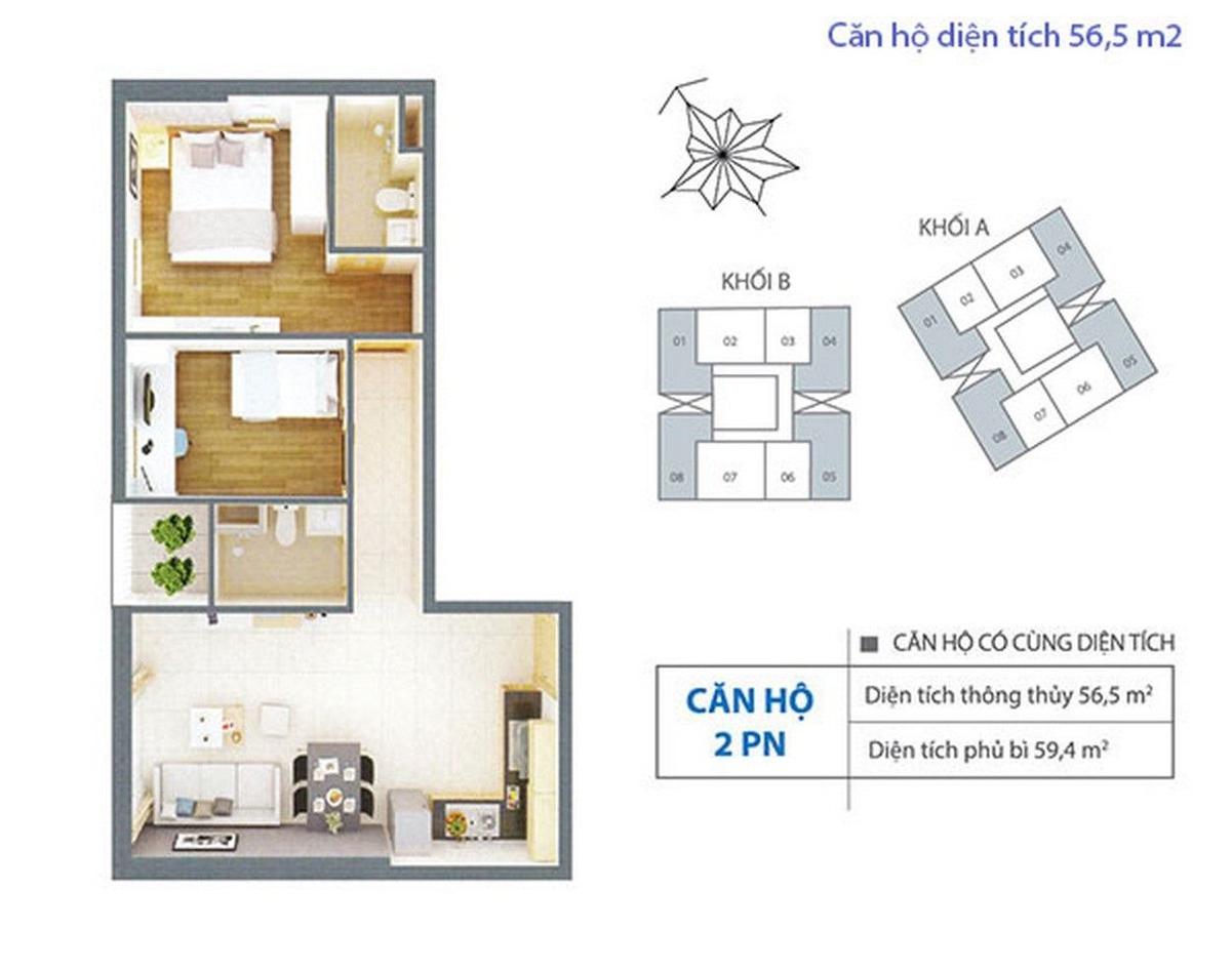 Thiết kế căn hộ dự án Thủ Thiêm Sky