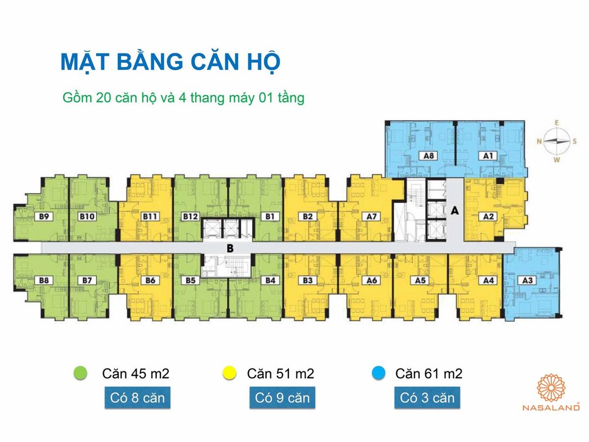 Mặt bằng dự án La Astoria Quận 2