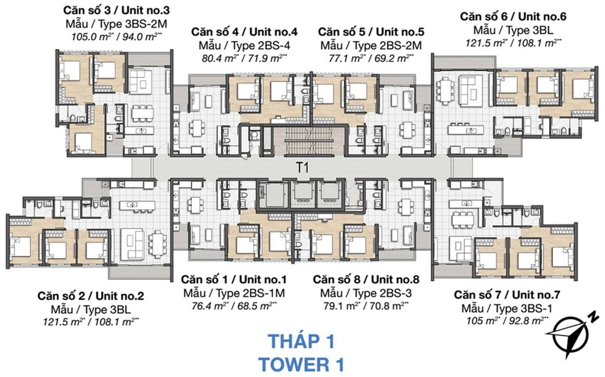 Mặt bằng dự án Palm Springs 