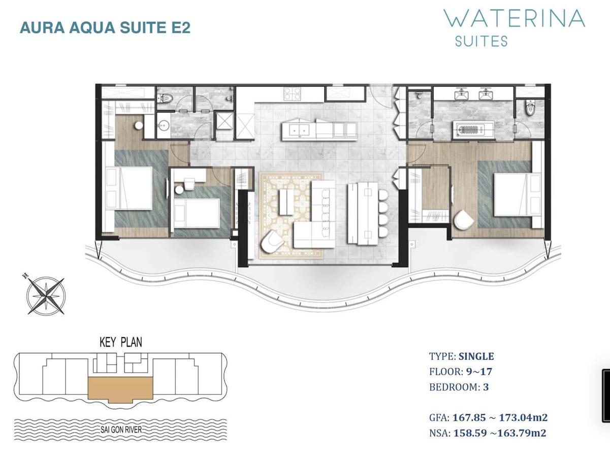 Thiết kế dự án Waterina Suites