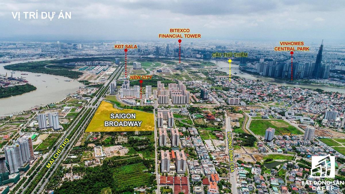 Vị trí dự án Sài Gòn Broadway