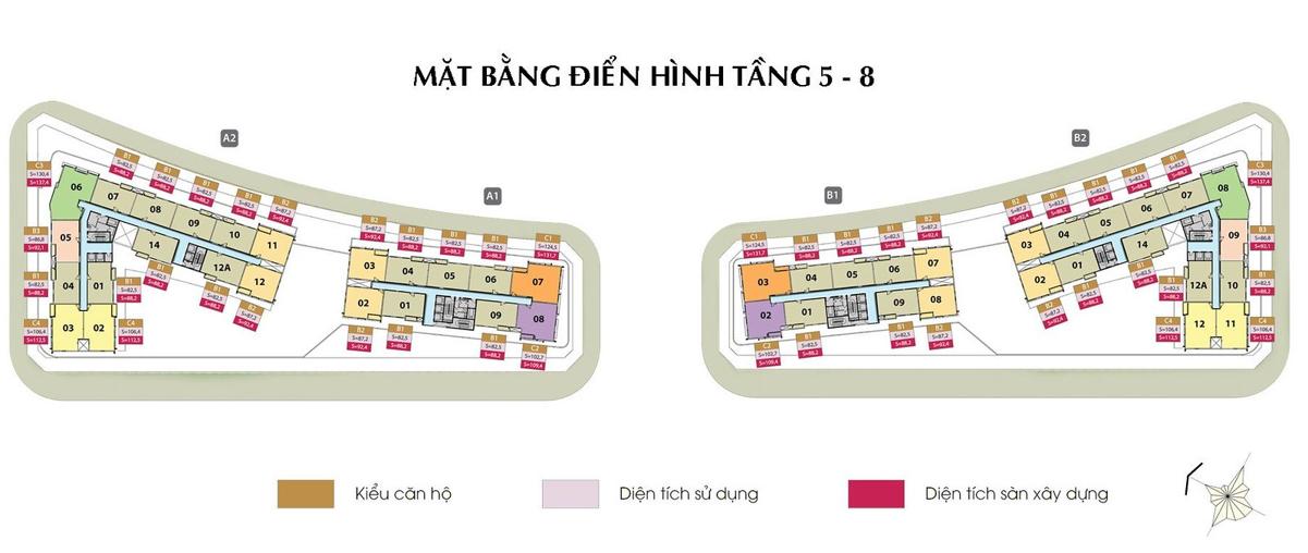 Mặt bằng dự án Sarimi Quận 2