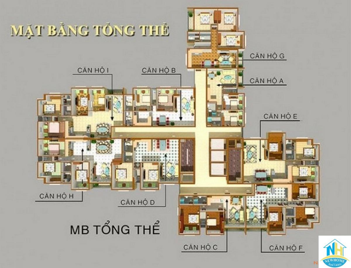 Mặt bằng dự án Cheery Apartment