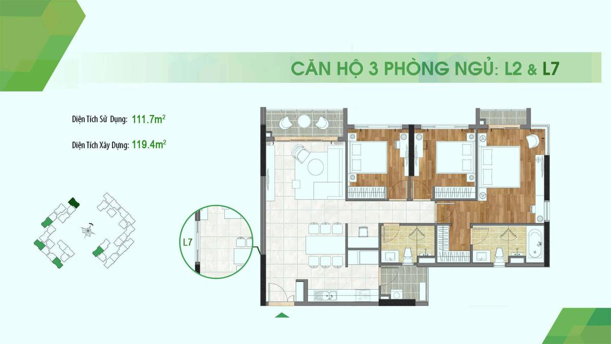 Thiết kế căn hộ Sadora Apartment Quận 2