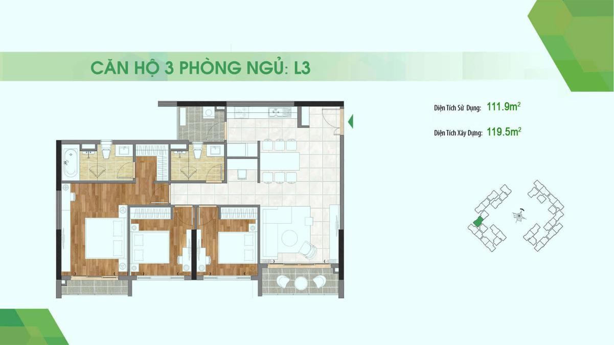 Thiết kế căn hộ Sadora Apartment Quận 2