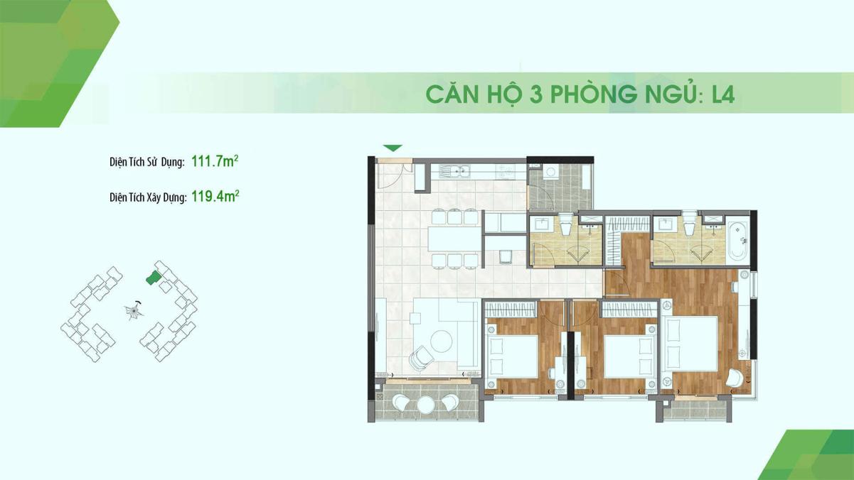 Thiết kế căn hộ Sadora Apartment Quận 2