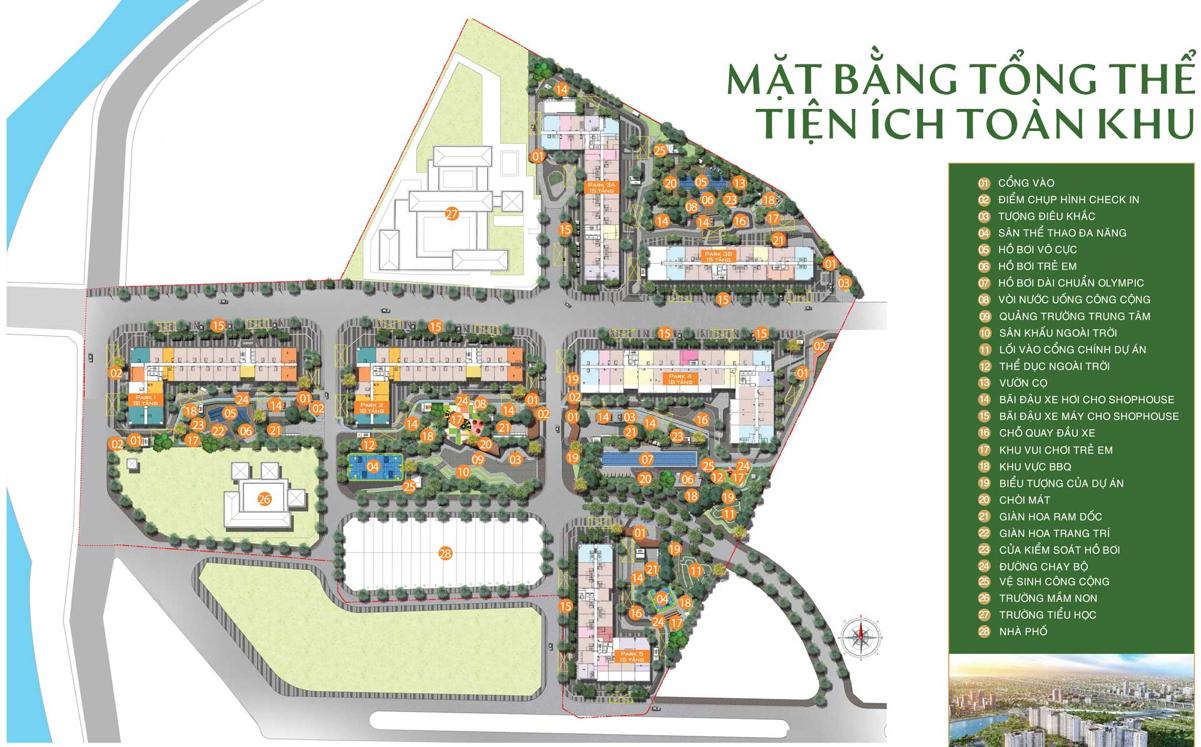 Mặt bằng & thiết kế Picity River Park