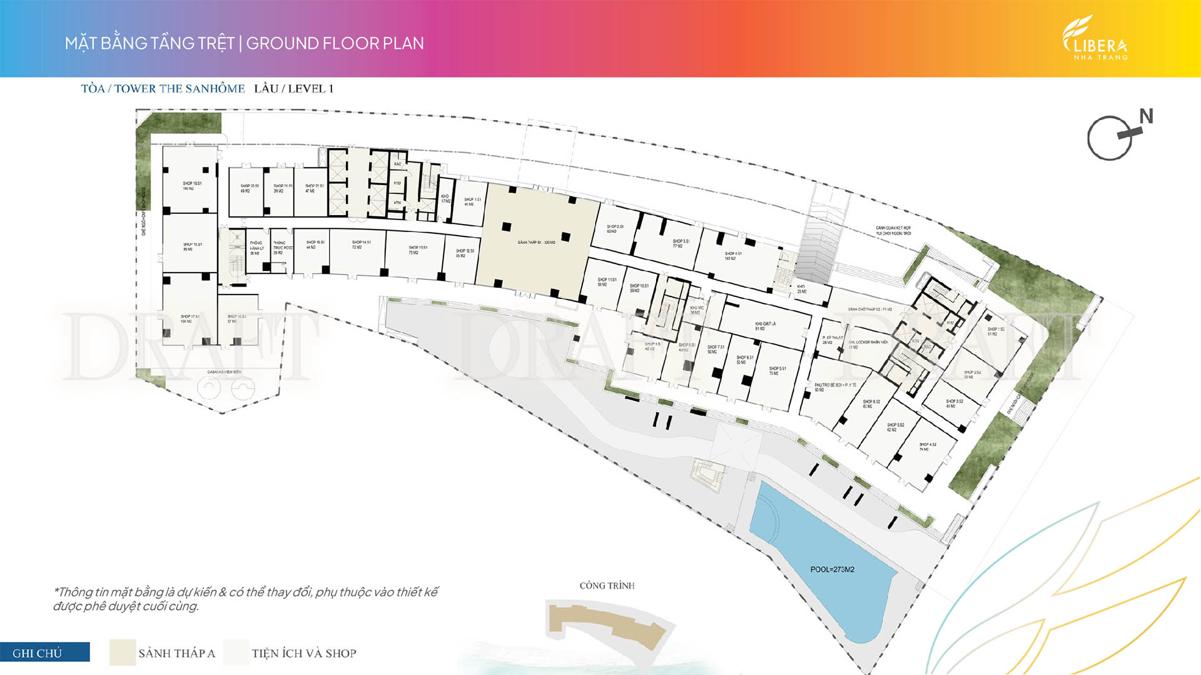 Mặt bằng dự án Libera Nha Trang