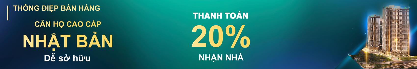 TT Avio Chính sách thanh toán 20% đến khi nhận nhà TT AVIO