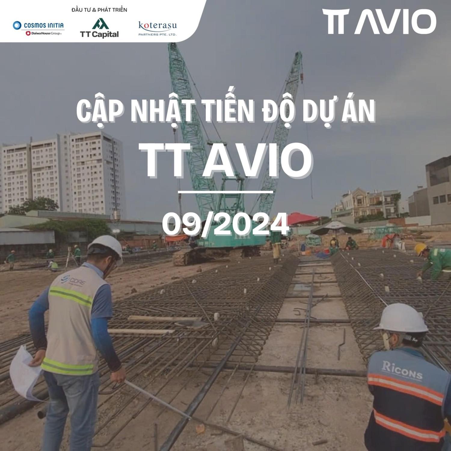 Tiến độ xây dựng tháng 10/2024