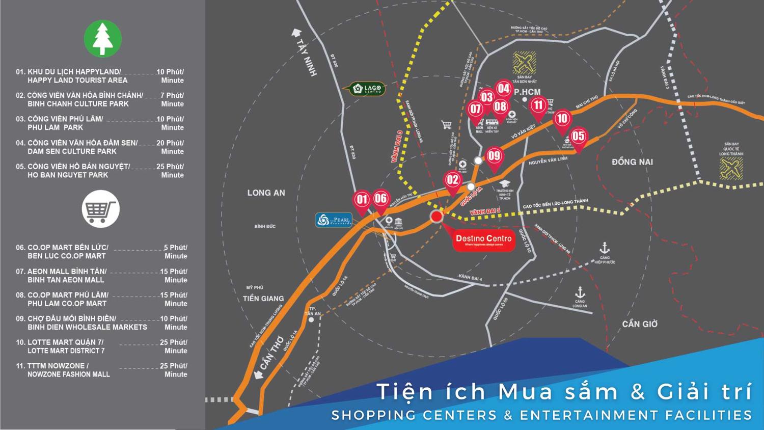 Vị trí dự án Destino Centro