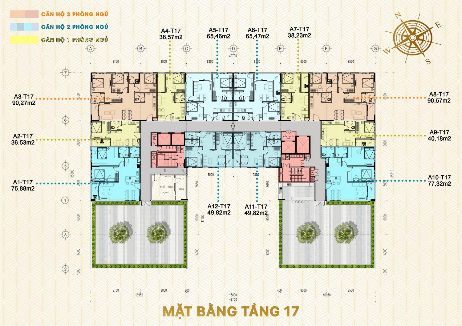 Mặt bằng dự án Green Melody