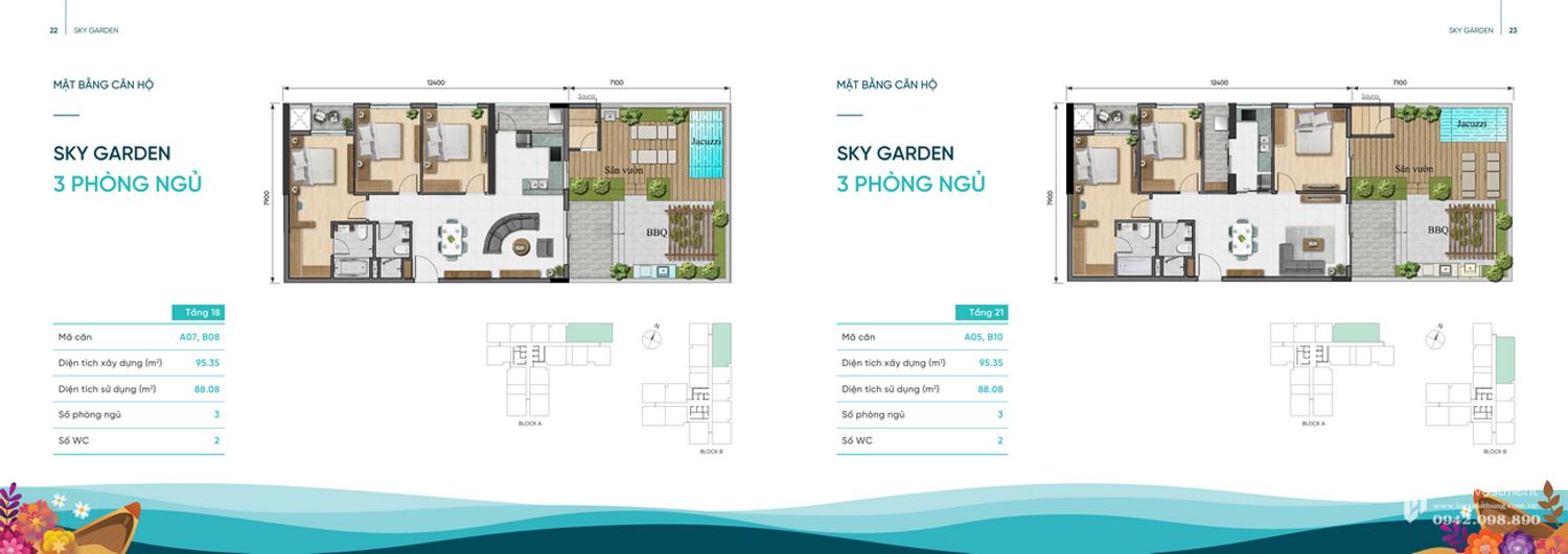 D-Aqua Quận 8 Mặt bằng & thiết kế D-Aqua