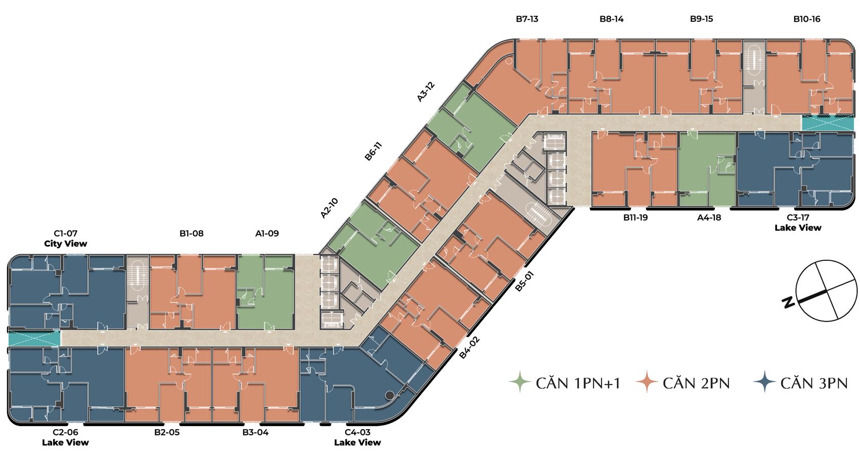 Mặt bằng & thiết kế Diamond Sky