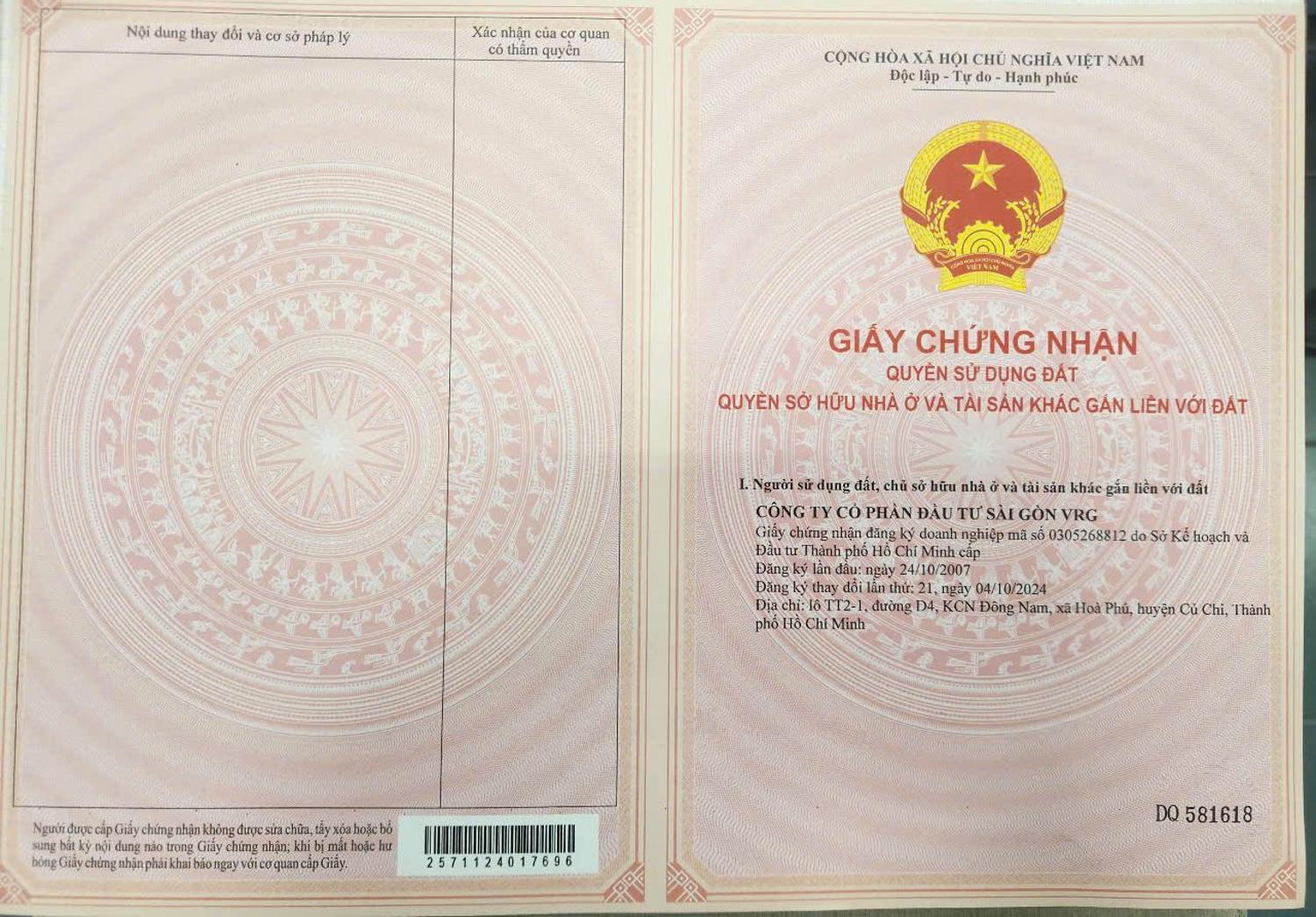 Pháp lý sổ hồng riêng Phước Đông New City
