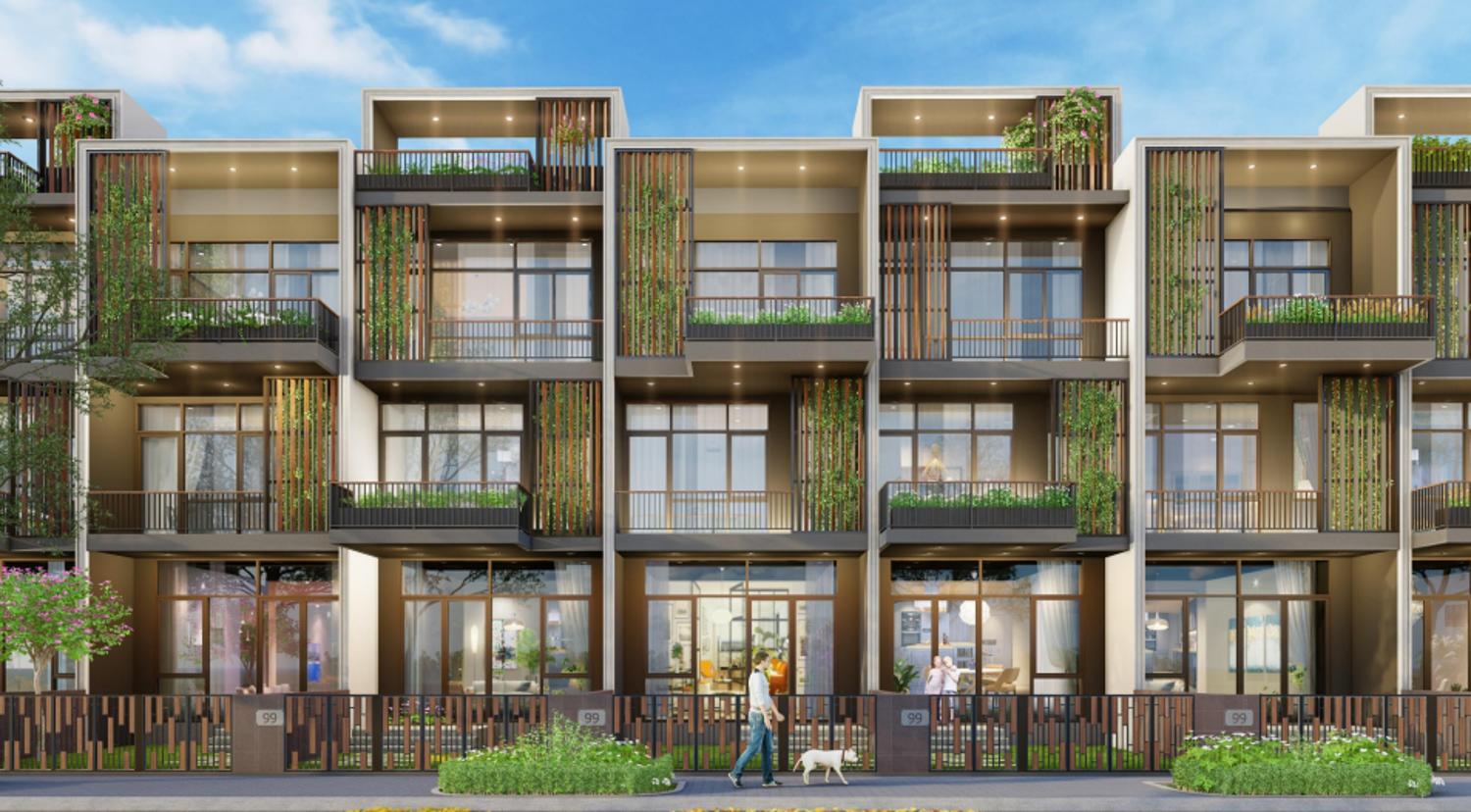 Phối cảnh thiết kế Phước Đông New City