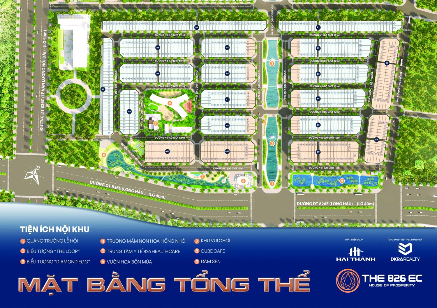 Mặt bằng & thiết kế dự án The 826 EC 