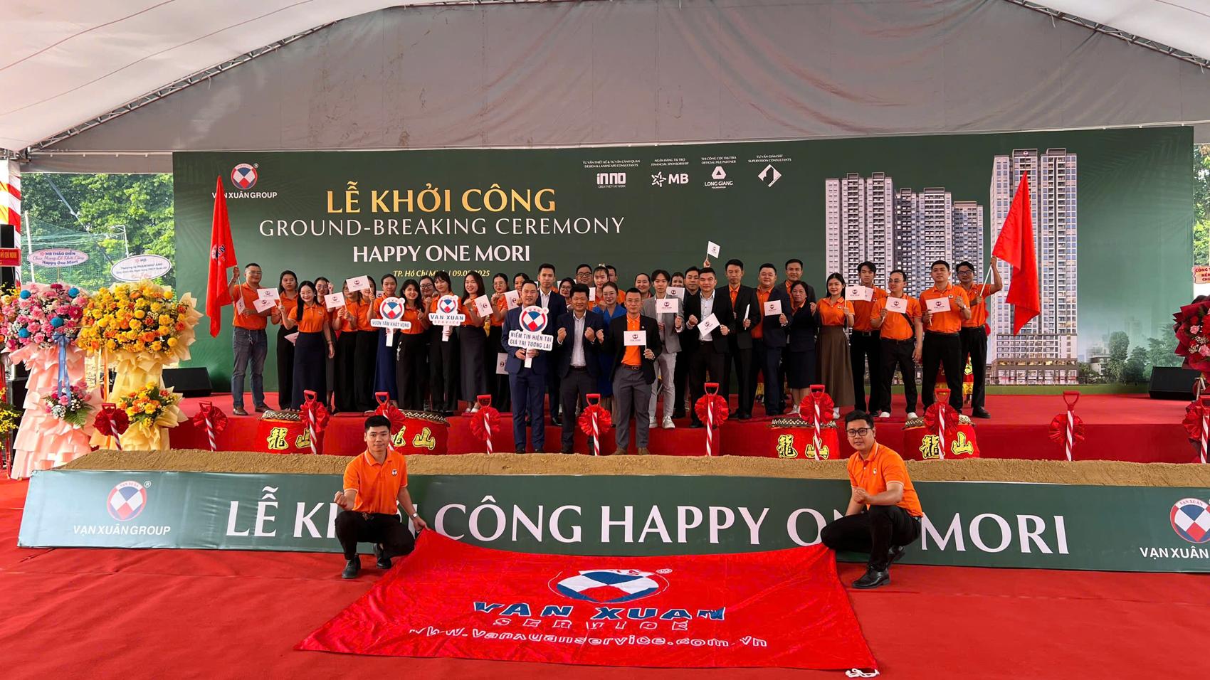 Lễ khởi công Happy One Mori 09/08/2025
